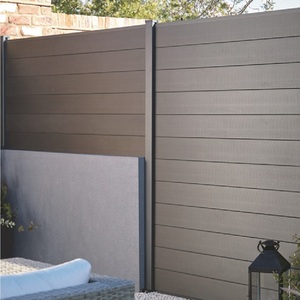 Élégants panneaux de clôture WPC anti-âge de <span class=keywords><strong>1</strong></span>,80 m, étanches, faciles à installer, en composite bois-plastique pour jardins extérieurs - Product Image 4