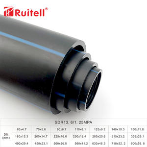 SDR13.6 PN12.5 600mm HDPE Pipe Matériau PE durable résistant aux tremblements de terre et flexible pour les villes côtières du Pacifique - Product Image 2
