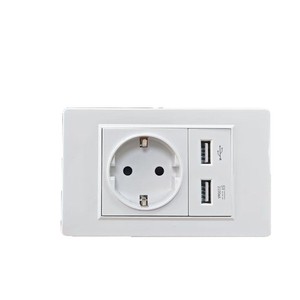 118 Type German Standard Wall <b>USB</b> <b>Socket</b> <b>with</b> Charging Stand for Concealed Installation European 16A - Product Image 5