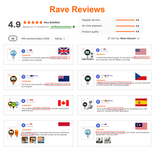 모레이 ME460P 시리즈 LCD 5자리 디스플레이 무선 측정 압력계 디지털 유압 게이지 제조업체 - Product Image 4