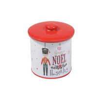 Boîtes à biscuits de Noël vides, pots à biscuits, boîtes de rangement alimentaire, boîtes cadeaux décoratives pour biscuits, impression personnalisée