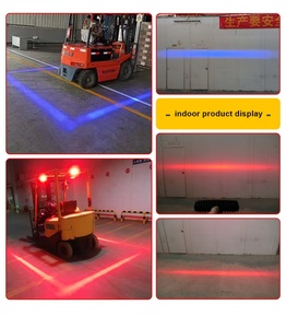 Feux de signalisation LED <span class=keywords><strong>rouge</strong></span> <span class=keywords><strong>et</strong></span> <span class=keywords><strong>bleu</strong></span> pour zone de travail, feux d'avertissement LED super lumineux pour chariot élévateur - Product Image 3