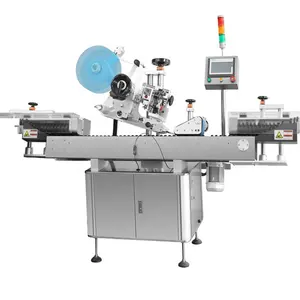 SHANGHAI CHINA Automatic Horizontal Round Bottle Labeling Machine High Speed Small Bottle Labeling Machine Pre roll Labeler