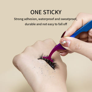 GLAMLASH 10Pcs Bande adhésive auto-adhésive pour cils Ruban adhésif réutilisable sans colle pour cils Colle pour cils hypoallergénique Outils de maquillage - Product Image 4