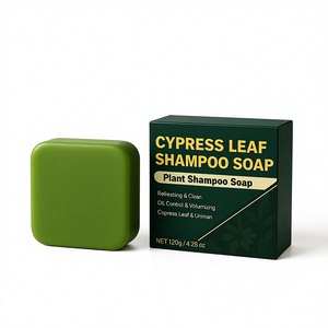 Jabón en Barra <span class=keywords><strong>para</strong></span> <span class=keywords><strong>el</strong></span> Cabello con Aceite de Hoja de Ciprés Verde Natural <span class=keywords><strong>para</strong></span> Control de Grasa, Limpieza Profunda, Venta al por Mayor, Marca Privada - Product Image 1