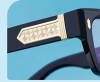 Nouvelles Lunettes de Soleil Photochromiques Carrées Plein Cadre Style Européen et Américain 2026 pour Hommes – Élégantes, Polyvalentes et Anti-UV