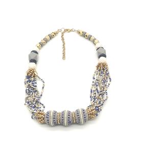 Collar de cuentas de semillas chapado en oro hecho a mano para mujer, múltiples capas, estilo bohemio, amplio regalo de aniversario, regalos de aniversarios emocionales - Product Image 3