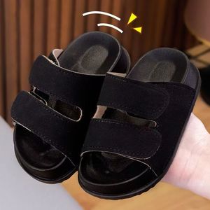 Mules tendance à plateforme pour enfants, hommes et femmes, avec fermeture <span class=keywords><strong>Velcro</strong></span>, bout ouvert, style Bocken, semelle extérieure en PVC - Product Image 2