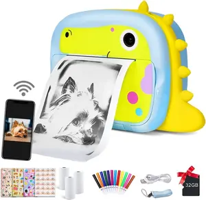 Caméra 2.4 pouces écran ips 32G adorable enfants jouets vidéo numérique double objectif hd WIFI mini caméra pour enfants