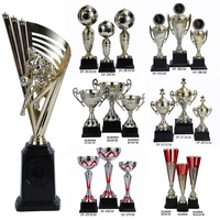 Yiwu Collection Base en bois professionnelle pour trophée trophée de Base en métal personnalisé trophée en gros or argent Bronze trophée