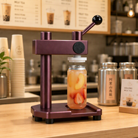 Presse à sceller manuelle pour canettes, machine à sceller pour boissons gazeuses, canettes de papier, capsulage de bouteilles en plastique