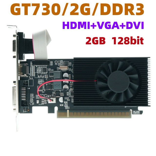 GTX 750 Ti 4GB GDDR5 Half-Height Discrete Gaming Graphics Card for Small Form Factor Desktop Computers
