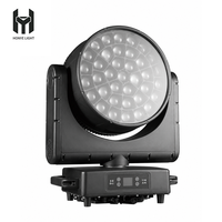 Projecteur LED mobile 37x40W RGBW 4-en-1 avec zoom, étanche IP66, DMX512, effet Bee-eye, éclairage de scène pour événements extérieurs et concerts