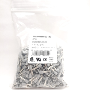 新品・オリジナル 500個入り 9019190000 H4 0/18D <span class=keywords><strong>GR</strong></span> ワイヤエンドフェルール AWG 12 在庫あり PLCプログラミングコントローラー - Product Image 1