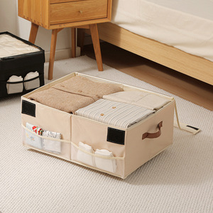 Contenedor de Almacenamiento <span class=keywords><strong>con</strong></span> <span class=keywords><strong>Ruedas</strong></span>, Contenedor de Almacenamiento Rodante para Vehículos, Caja Organizadora Reforzada para Debajo de la <span class=keywords><strong>Cama</strong></span> <span class=keywords><strong>con</strong></span> <span class=keywords><strong>Ruedas</strong></span> para Automóvil, Camping, Viajes - Product Image 2