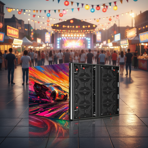 Mur vidéo LED extérieur Full Color 5000 cd/m² 16:9 IP65, affichage publicitaire sans soudure pour événements métropolitains, bâtiments et usage commercial - Product Image 1