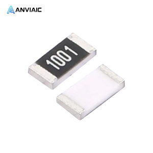 Résistance à puce SMT à film épais YAGEO Uniohm FengHua, toutes gammes de résistance 0R~100KR 1KR~100MR, 0201 0402 0603 0805 1206 Ohm 1% 0.1W - Product Image 1