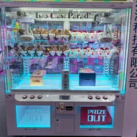 Machine à grue à deux griffes OFO 2 pour deux joueurs, type arcade japonaise, pour salles de jeux
