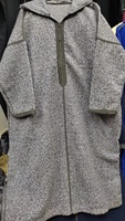 Thobe marocain d'hiver pour homme, à capuche, manches longues, Djellaba, Robe arabe musulmane, plusieurs couleurs, tissu épais, chaud, Gandoura, Kaftan