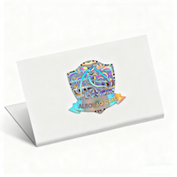 Feuille d'autocollants holographiques 5 microns Licence Feuilles d'hologramme originales Numéros dynamiques Très affichage 3d Sceau d'or mince Marque pour