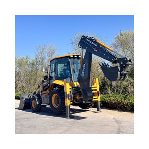 Nhà máy trực tiếp backhoe <span class=keywords><strong>Excavator</strong></span> Combo 4x4 1ton công suất hiệu quả cao miễn phí vận chuyển - Product Image 1