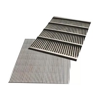 250-300 Mikron 304 Edelstahl Brunnenfilter mit Keilgitter, Rotationstrommelfilter, keilförmiges Siebgefäß