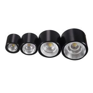 Lámpara LED Comercial Empotrada en el Techo, Iluminación Interior sin Marco, Alimentación por CA, Aluminio, 4100K, Blanco Neutro, Negro, 90 CRI - Product Image 2