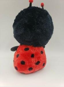 Graziosa Peluche di Ape Nera e Rossa, Giocattolo Morbido Imbottito all'Ingrosso - Product Image 4