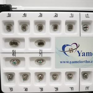Serie <span class=keywords><strong>Roth</strong></span>/mbt 022/018 tipo Yamei ortodontico dentale denti staffa vendita calda staffa autolegante attiva scatola di plastica Ce - Product Image 2