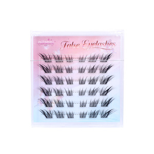 Nilansi/ glue-free false eyelashes, <b>light</b> and sheer, suitable for a natural, photogenic look. - Product Image 5