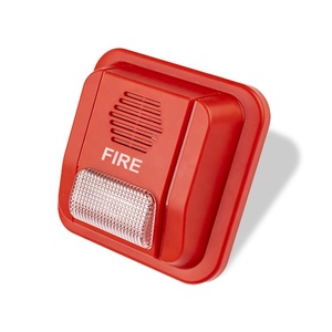 Chất lượng cao 12V DC có dây thông thường hệ thống báo cháy Phụ kiện thiết kế mới còi báo động nhấp nháy đèn Flash còi báo động - Product Image 1