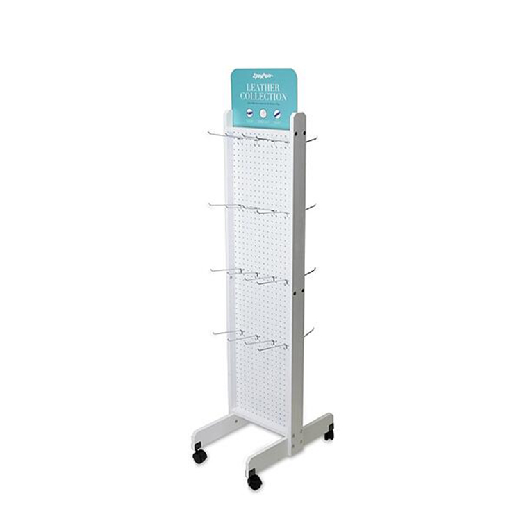 Customized Double-sided Electronic Accessories Display Stand Wooden Pegboard Display Carton Box Painting Apache Customized Logos
