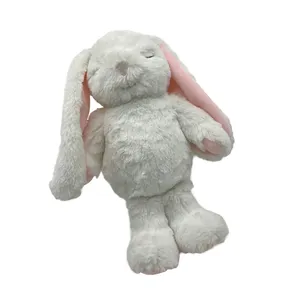 Custom Kids Gift Stuffed Animal Soft Rabbit Doll Toy High Quality Plush Cute Sitting Long Ears Plush Cartoon Bunny Toy