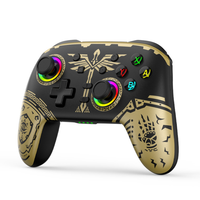 Manette de Jeu Sans Fil Pro avec Gyroscope 6 Axes pour Nintendo Switch Pro, Contrôleur de Jeu Joysticks