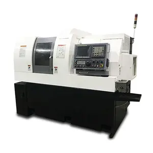 SM385 swiss type cnc lathe machine easy to expel iron filings