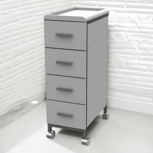 Rustic 4-Tier Home Storage <b>Trolley</b> for All Rooms & Office - Product Image 1