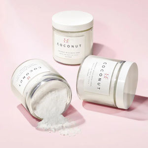 Bain de trempage au lait de coco apaisant végétalien naturel coréen nettoyage adoucissant pour la peau bain de corps marque privée - Product Image 2