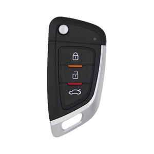 Coque de clé de voiture à 3 boutons, remplacement en ABS noir, entrée sans clé, compatible avec divers modèles - Product Image 4