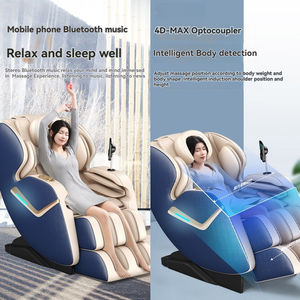 2025 Luxuriöser Ganzkörper 8D Elektrischer Zero-Gravity-Massagesessel mit Musik, Infrarot-Physiotherapie, Automatischer Aufrüstung, PU-Leder, ETL-zertifiziert - Product Image 4