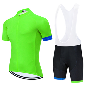2025 conjunto de ropa de bicicleta de secado rápido para hombres 20D babero corto Maillot Culotte Jersey de ciclismo personalizado para <span class=keywords><strong>MTB</strong></span> uniforme ropa de bicicleta - Product Image 1