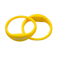 Bracelets RFID NFC imperméables personnalisés 13,56 MHz pour enfants, bracelet en silicone RFID pour piscine