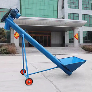 Transportador Espiral de Acero Inoxidable de 5.5 Kw con Velocidad Ajustable e Inclinación para Planta de Fabricación - Product Image 3