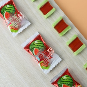 Caramelle Morbide alla <span class=keywords><strong>Frutta</strong></span> a Forma <span class=keywords><strong>di</strong></span> Anguria con Testa <span class=keywords><strong>di</strong></span> Piccolo Cane Calvo, Gomme da Masticare, Snack per Bambini in Confezione Grande - Product Image 3