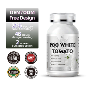 Comprimés de tomate blanche DUOZI PQQ, 60 unités, complément alimentaire antioxydant éclaircissant pour la peau, complément alimentaire naturel - Product Image 1