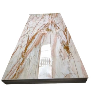 Panneau PVC effet marbre grand format, brillant, à épaisseur réglable, motif personnalisé Y Board, pour fond de télévision - Product Image 4