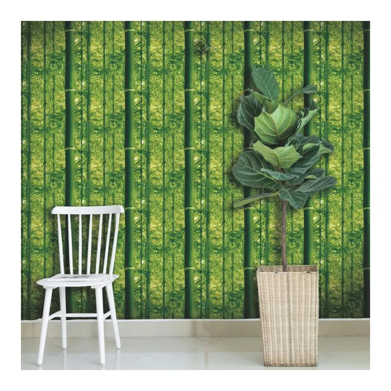 Special design 3D wallpaper natural bamboo home decoration quality wallpaper roll