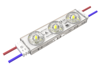 Module LED haute tension AC110V AC220V avec lentille, étanche IP67 pour enseignes et caissons lumineux