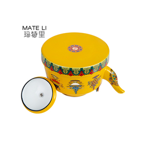 Custom <strong>Retro</strong> Enameled 3.3L Camping Tea Pot Unique Designs Coffee <strong>Kettle</strong> with Collapsible Handle - Product Image 5