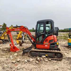 รถขุดไฮดรอลิกแบบตีนตะขาบ รุ่นล่าสุดสำหรับ KX U35 U55 ปี 2016 ยี่ห้อ Caterpillar ผลิตในจีน น้ำหนัก 7 ตัน บุ้งกี๋ขนาด 0.2 ลูกบาศก์เมตร สภาพดี - Product Image 3