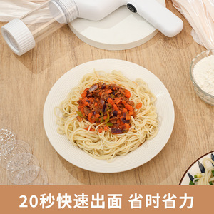 <b>Wireless</b> Portable Noodle Maker Automatic Electric Rechargeable Noodle Gun Cordless Plastic 200 Grams White And Royal Blue - Product Image 3